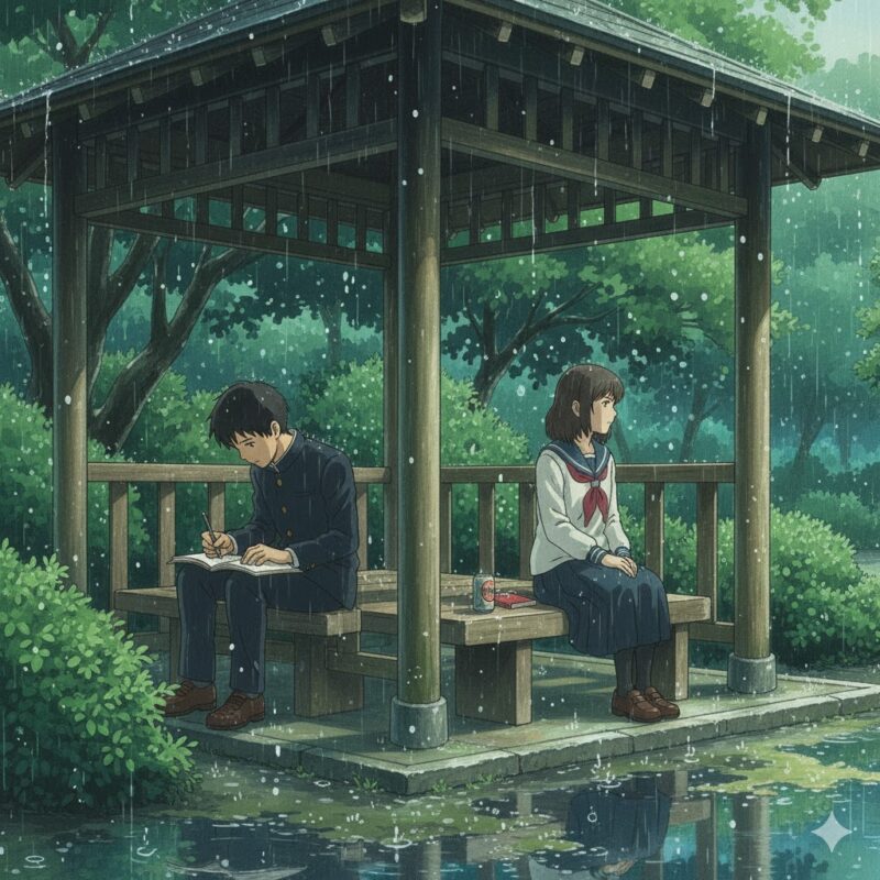 登場人物の心理と映像モチーフから紐解く 言の葉の庭 考察