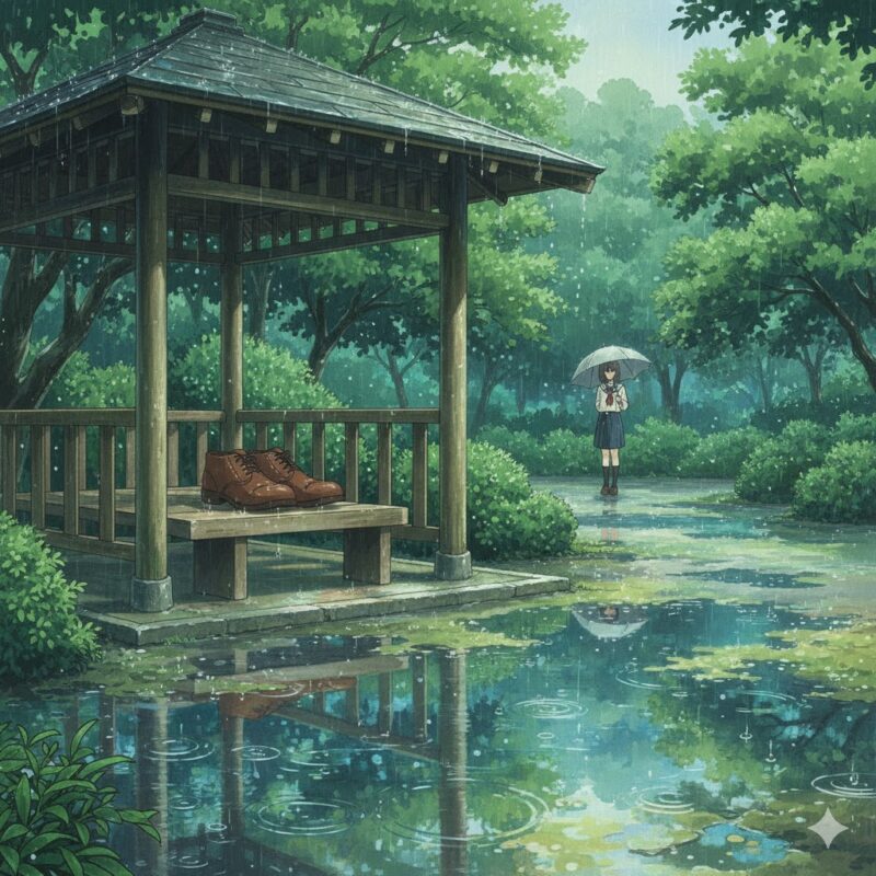 【言の葉の庭 考察】「孤悲」に隠されたメッセージは何が言いたいのか?主人公・登場人物から紐解くどんな話