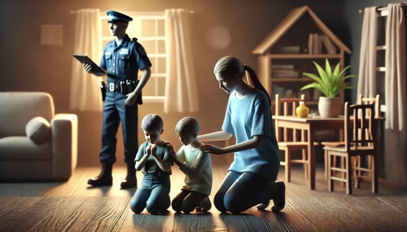 竜とそばかすの姫:DV被害にあう兄弟の緊迫したシーン