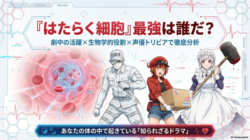 『はたらく細胞』キャラクター・声優一覧！強さランキングと鬼滅の刃との共通キャストも網羅