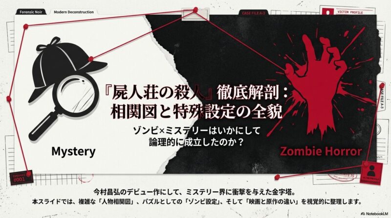『屍人荘の殺人』ゾンビ設定の衝撃と相関図！明智の死亡や口パク～原作との違いは？