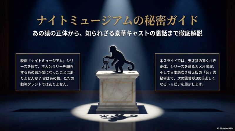 映画ナイトミュージアムの猿の種類や名前は？キャストと吹き替え声優も解説