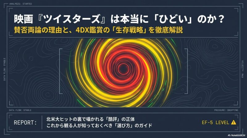 映画ツイスターズはひどい？感想や評価、4DXの注意点を徹底解説