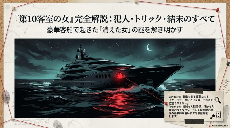 【第10客室の女】キャスト一覧とネタバレ結末！犯人の正体と動機を徹底解説