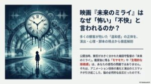 未来のミライが「気持ち悪い」「うざい」と言われる理由は？声優の違和感や伝えたいことを考察
