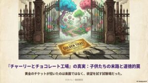 【ネタバレ】バイオレットの最後は？『チャーリーとチョコレート工場』の子供たちの末路と歌を徹底解説