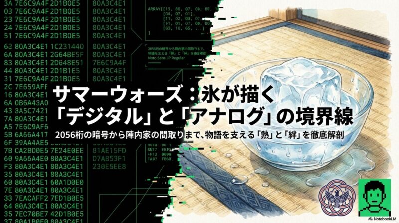 【サマーウォーズ】氷の役割とは？暗号の答えやスパコン冷却や陣内家の間取りを検証