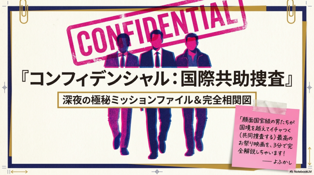 【キャスト相関図】コンフィデンシャル 国際共助捜査！豪華俳優陣の関係性を徹底解剖