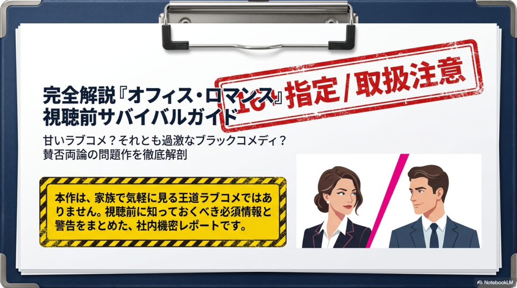 オフィスロマンスの出産シーンは過激？ネタバレ評価結末を徹底解説