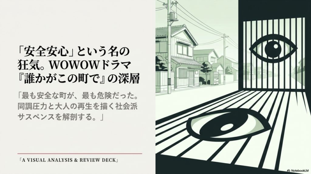 『誰かがこの町で』相関図と結末をやさしく解説｜モデルは実話？同調圧力ミステリーの怖さ