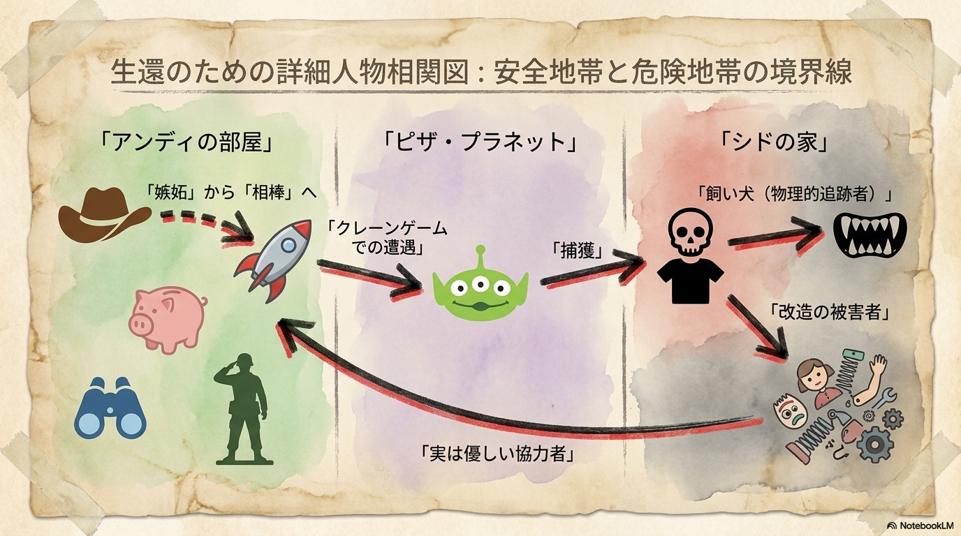 シドは隣に住むおもちゃいじめが趣味の少年