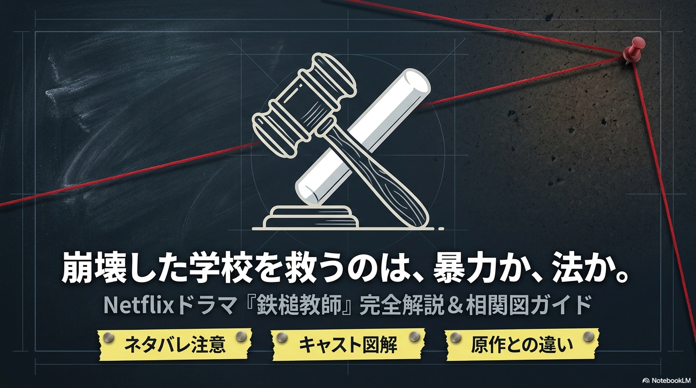 鉄槌教師のドラマネタバレ！最終回の結末や原作炎上も完全解説