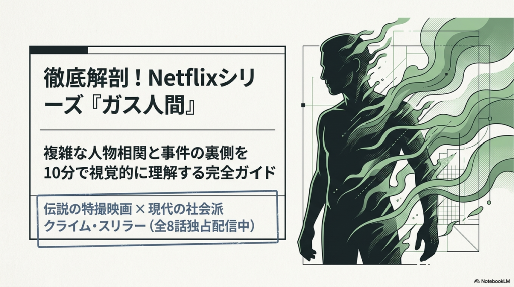 ガス人間の相関図は？Netflix版キャストや犯人役も考察