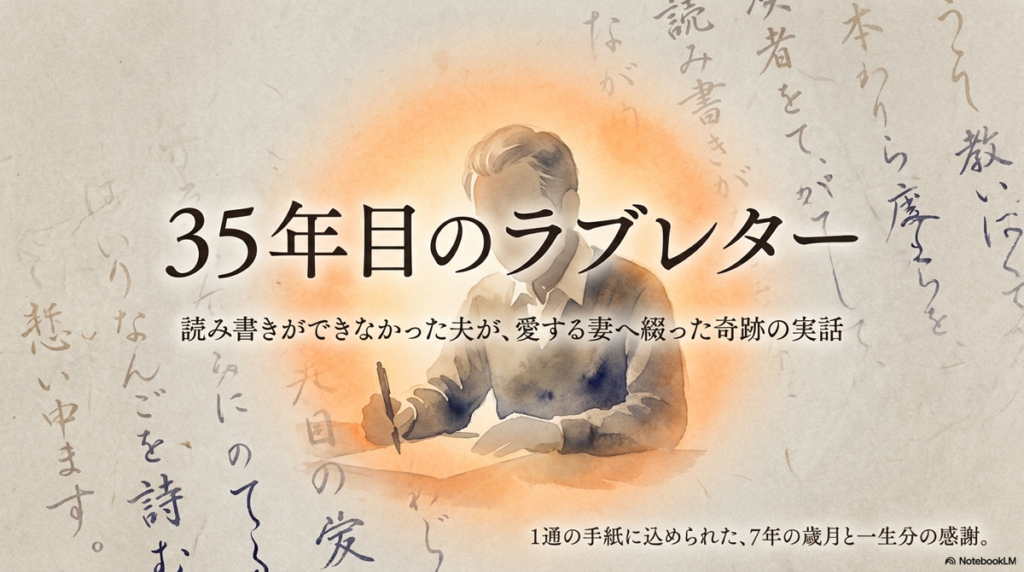35年目のラブレターは実話?相関図～奥さんの現在と病気やキャストも