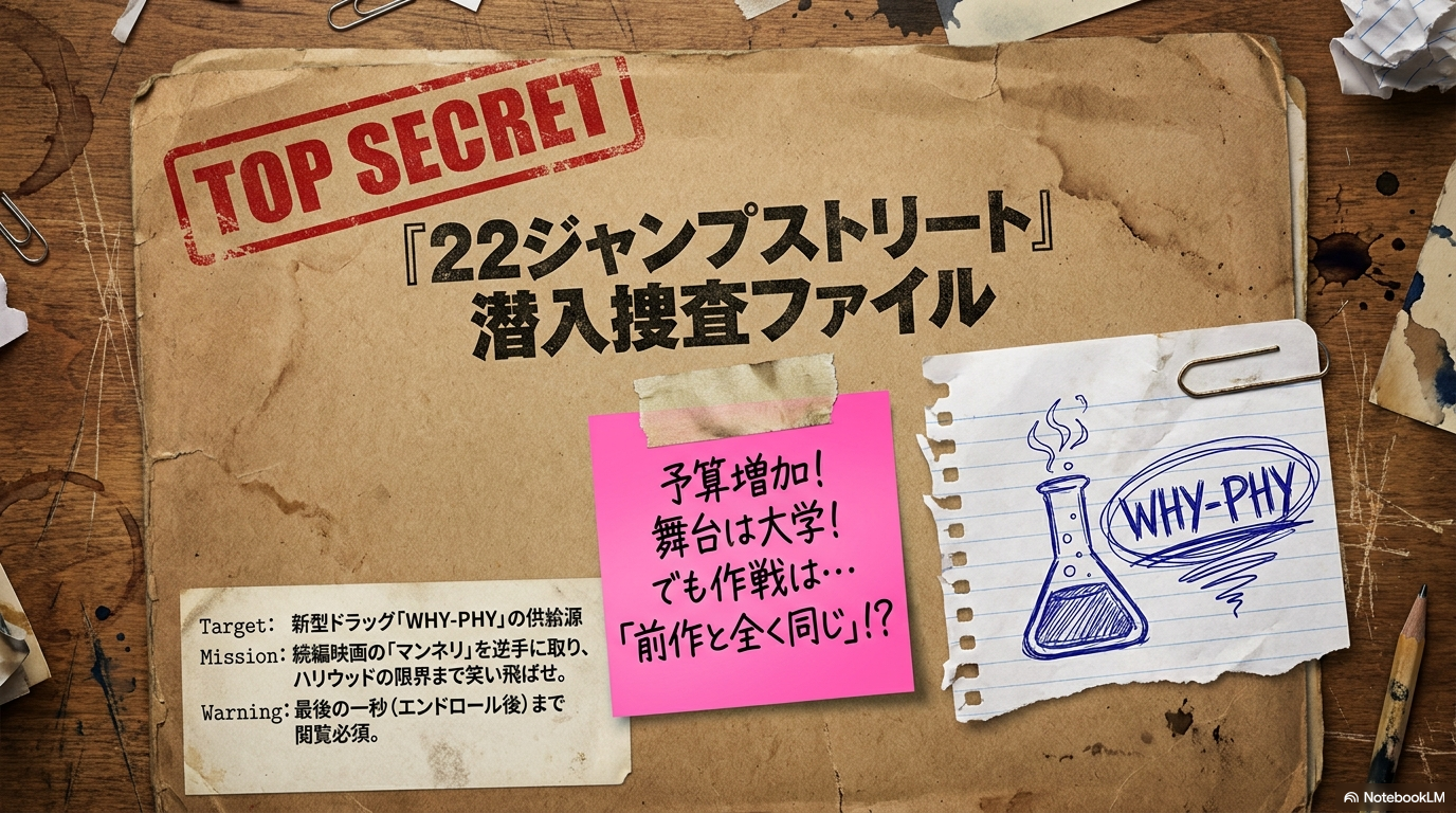 映画『22ジャンプストリート』のキャスト相関図！ネタバレあらすじ＆エンドロールまで徹底解説