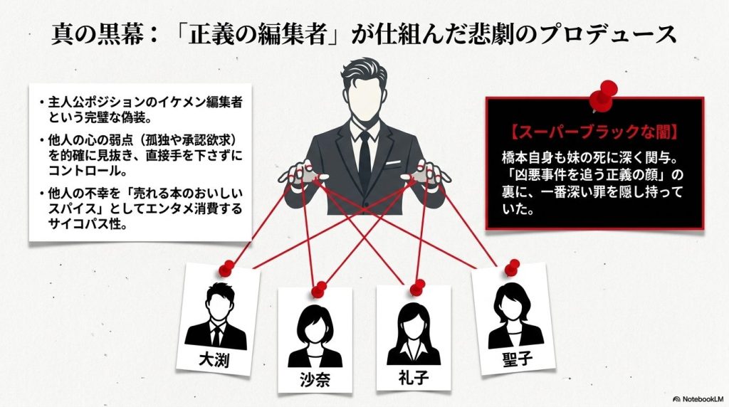 坂の上の赤い屋根の黒幕は橋本涼だった