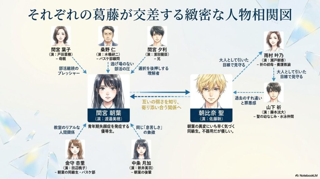 青春ゲシュタルト崩壊の人物相関図