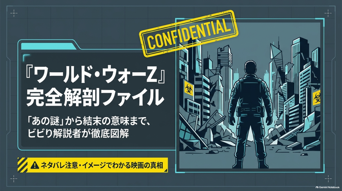 映画『ワールド・ウォーZ』はひどい？妻がうざい理由や薬局の男、最後に何を打ったかをネタバレ解説【原作・続編も】